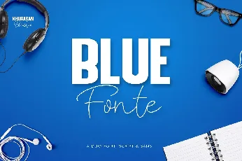 Bluee Duo font