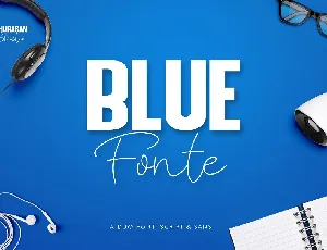 Bluee Duo font