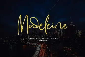 Madeleine Signature Free font