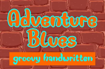 Adventure Blues font