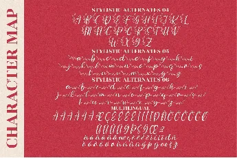 happy floral font