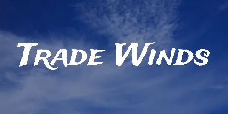 Trade Winds font