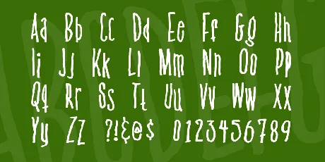 Venus flytrap the bug font