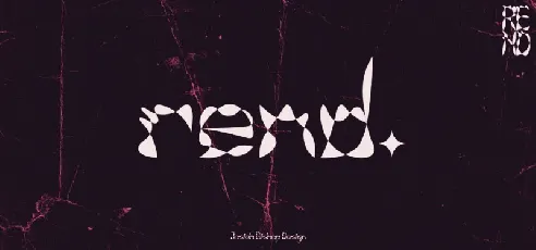 Rend. Display font