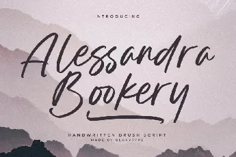 Alessandra Bookery font