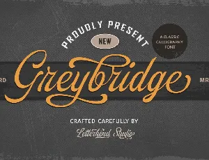 Greybridge font