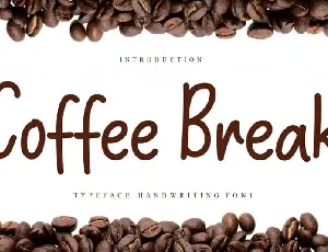 Coffee Break Script font