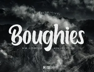 Boughies Typeface font