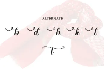 Christmas Shawl Script font