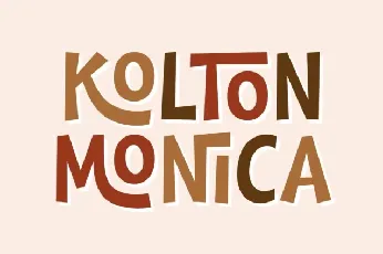 Kolton Monica font