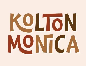 Kolton Monica font