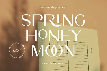 Spring Honeymoon font