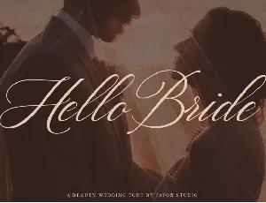 Hello Bride Script font