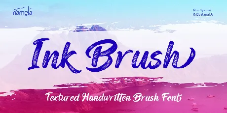 Ink Brush_DEMO font