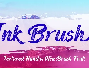 Ink Brush_DEMO font