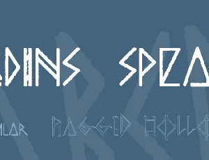 ODINS SPEAR font