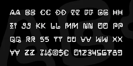 LifeForm BB font