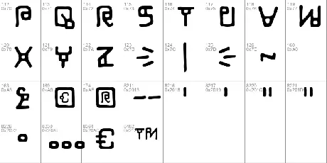 LifeForm BB font