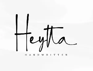 Heytta font