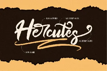 Hercutes font