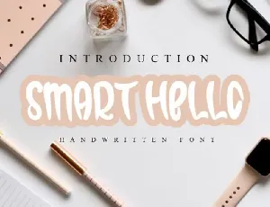 Smart Hello Brush font