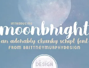 Moonbright Handwritten font