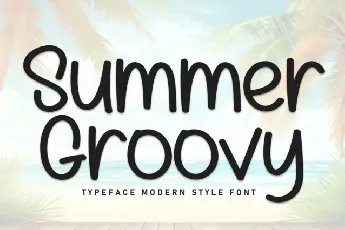 Summer Groovy Display font