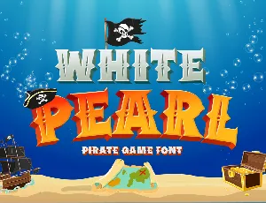 WHITE PEARL font