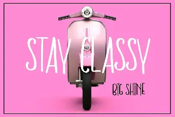 BIG SHINE font