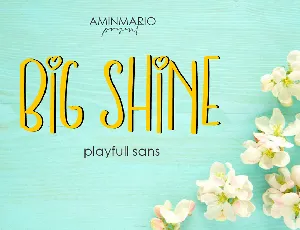 BIG SHINE font