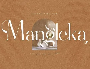 Mangleka font