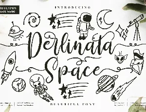 Derlinata Space font