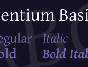 Gentium Basic font