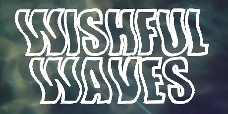 Wishful Waves font