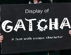 Gatcha Word font