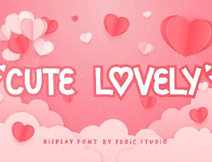 Cute Lovely font