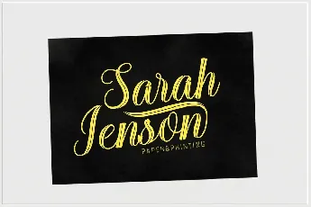 Sarahfadhilla font