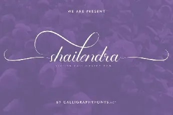 Shailendra Calligraphy font