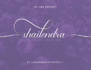 Shailendra Calligraphy font