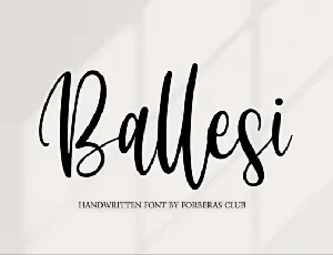 Ballessi font