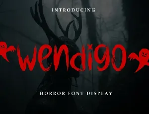 Wendigo Display font