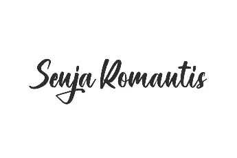 Senja Romantis Demo font
