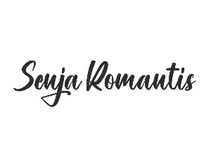 Senja Romantis Demo font