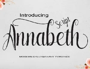 Annabeth Script font