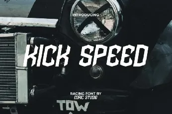 Kick Speed font