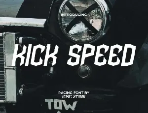 Kick Speed font