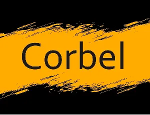 corbel font