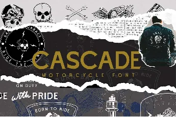 Cascade Motorcycle Free font