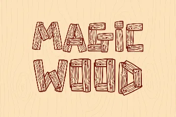 Woody Wood DEMO font