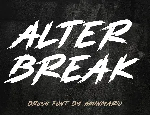 ALTERBREAK font